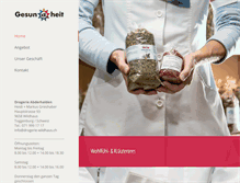Tablet Screenshot of drogerie-wildhaus.ch